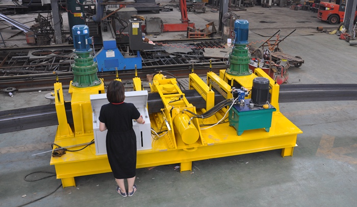 steel beam bending machine