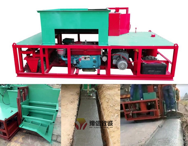 Bigger type concrete kerb machine