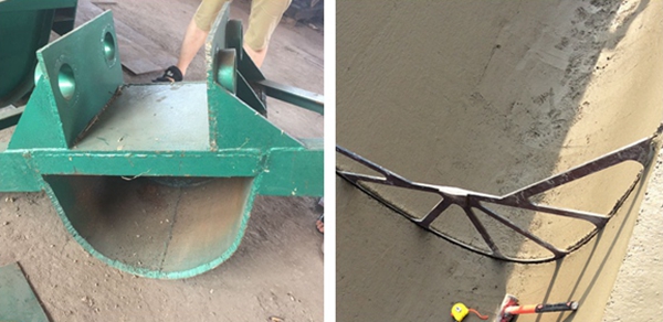 U shape digging bucket and cutting device