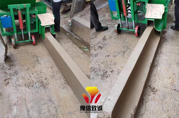 Custom curb machine