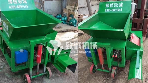 hydraulic kerb paver with different moulds