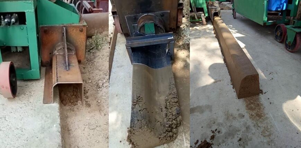 Different shape of extruding tybe kerb making machine