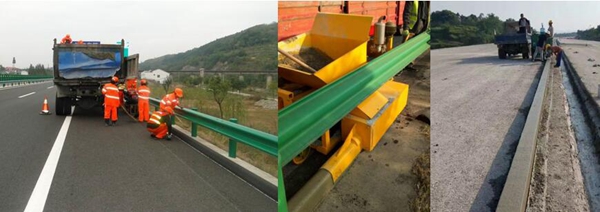 Kerb working site