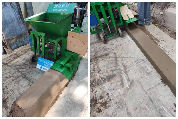 Asphalt Kerb stone making machine