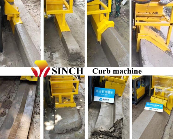 concrete kerb machine