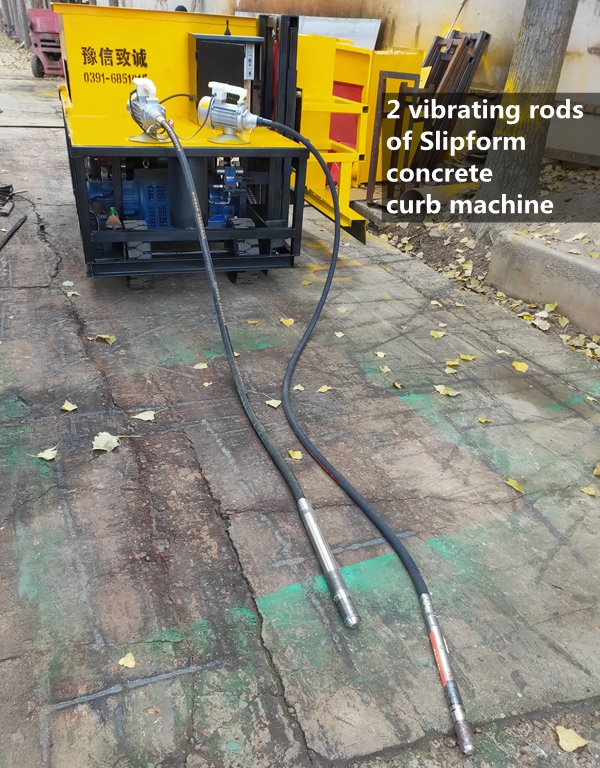 concrete road curb paving machine