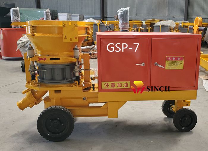 GSP-7 wet concrete spray machin