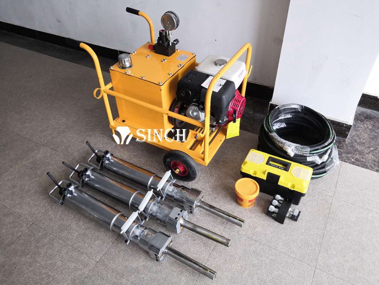 Gasoline power stone splitter