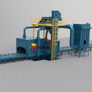 Q69 Roller Conveyor Shot Blasting Machine