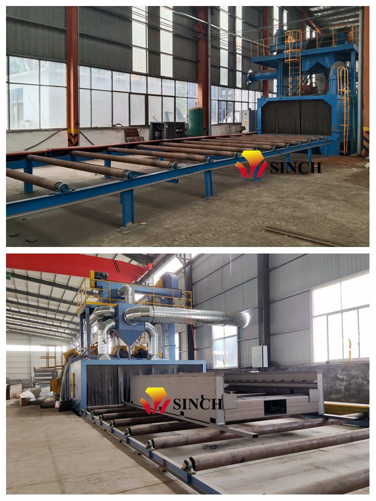 steel structures derusting machine