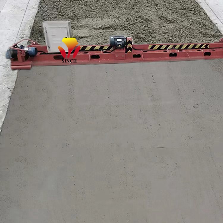 Canal slope paving machine