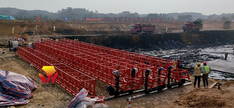 canal paving machine