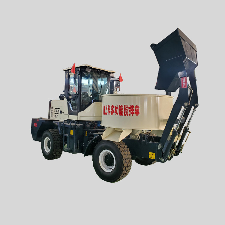 Self-loading Flat Pan Concrete Mixer Truck Self-loading Flat Pan Concrete Mixer Truck