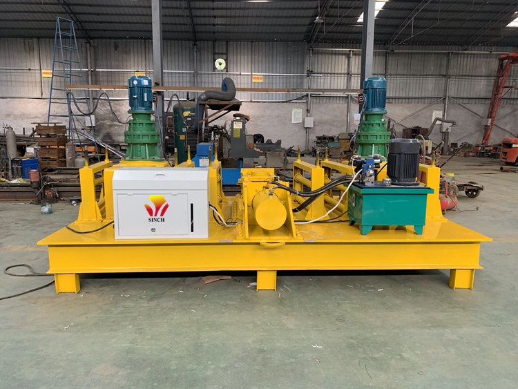 Beam bending machine