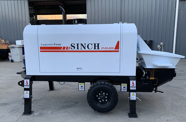 Diesel concrete pump